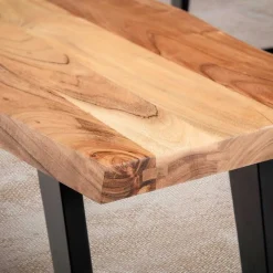 Esszimmerbank mit natürlicher Baumkante - Auricos^Wohnen