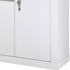 Wohnen Esszimmereinrichtung in weißer Holzoptik Pinie - Liancos (dreiteilig)