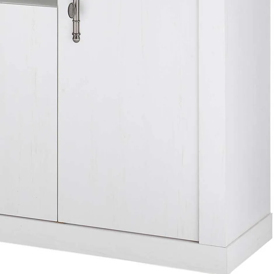 Wohnen Esszimmereinrichtung in weißer Holzoptik Pinie - Liancos (dreiteilig)