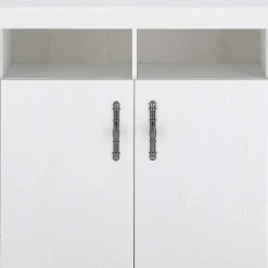 Wohnen Esszimmereinrichtung in weißer Holzoptik Pinie - Liancos (dreiteilig)