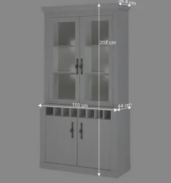 Wohnen Esszimmereinrichtung in weißer Holzoptik Pinie - Liancos (dreiteilig)