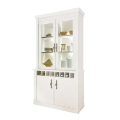 Wohnen Esszimmereinrichtung in weißer Holzoptik Pinie - Liancos (dreiteilig)