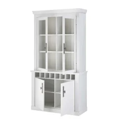 Wohnen Esszimmereinrichtung in weißer Holzoptik Pinie - Liancos (dreiteilig)