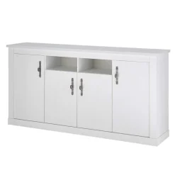 Wohnen Esszimmereinrichtung in weißer Holzoptik Pinie - Liancos (dreiteilig)