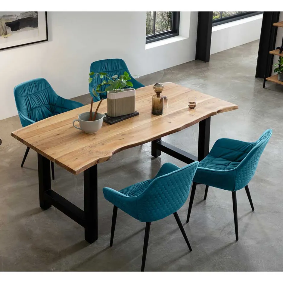 Wohnen Esszimmergruppe im Loft Style - Tukregan (fünfteilig)