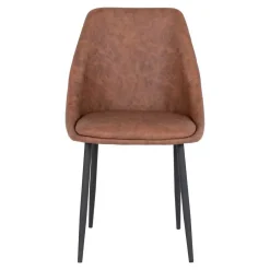 Wohnen Esszimmergruppe in Braun & Schwarz - Pigaro (siebenteilig)