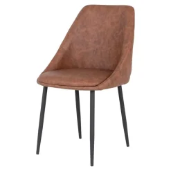 Wohnen Esszimmergruppe in Braun & Schwarz - Pigaro (siebenteilig)