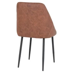 Wohnen Esszimmergruppe in Braun & Schwarz - Pigaro (siebenteilig)