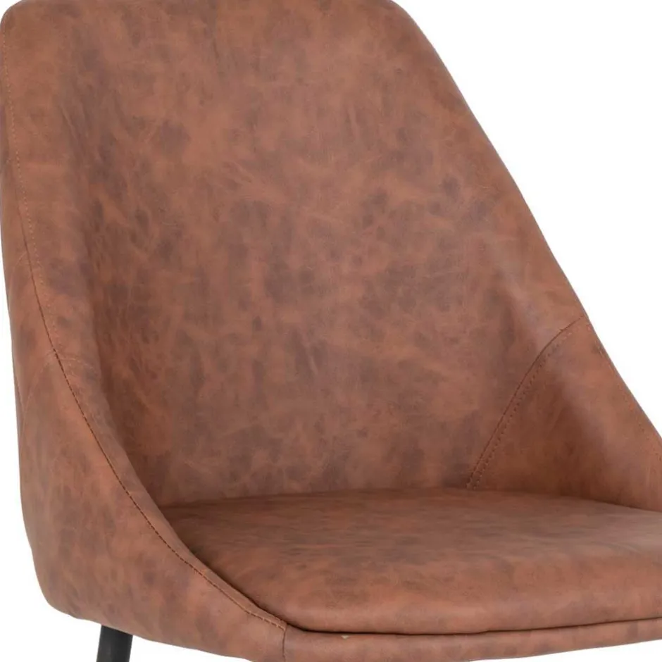 Wohnen Esszimmergruppe in Braun & Schwarz - Pigaro (siebenteilig)