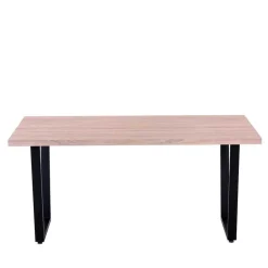 Wohnen Esszimmergruppe mit Microfaser-Stühlen - Dascalo (fünfteilig)