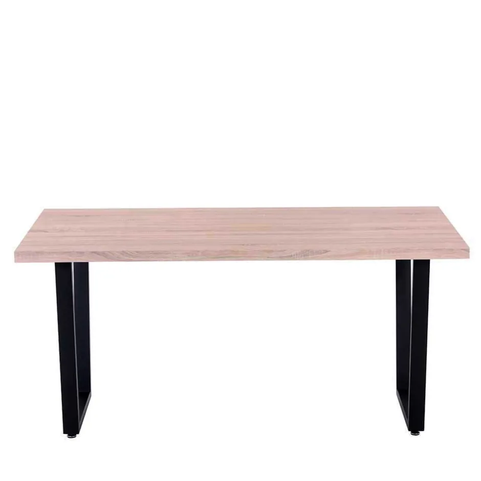 Wohnen Esszimmergruppe mit Microfaser-Stühlen - Dascalo (fünfteilig)