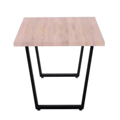 Wohnen Esszimmergruppe mit Microfaser-Stühlen - Dascalo (fünfteilig)