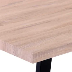 Wohnen Esszimmergruppe mit Microfaser-Stühlen - Dascalo (fünfteilig)