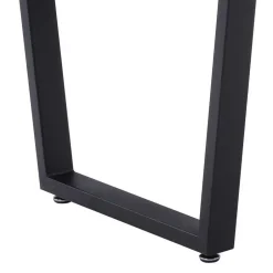 Wohnen Esszimmergruppe mit Microfaser-Stühlen - Dascalo (fünfteilig)