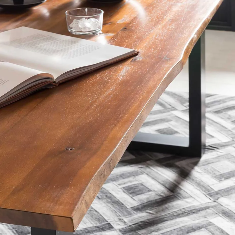 Wohnen Esszimmergruppe mit vier Stühlen - Jalius (fünfteilig)