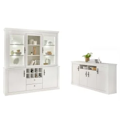 Esszimmerschränke in weißer Holzoptik Pinie - Liancos (zweiteilig)^Wohnen Hot