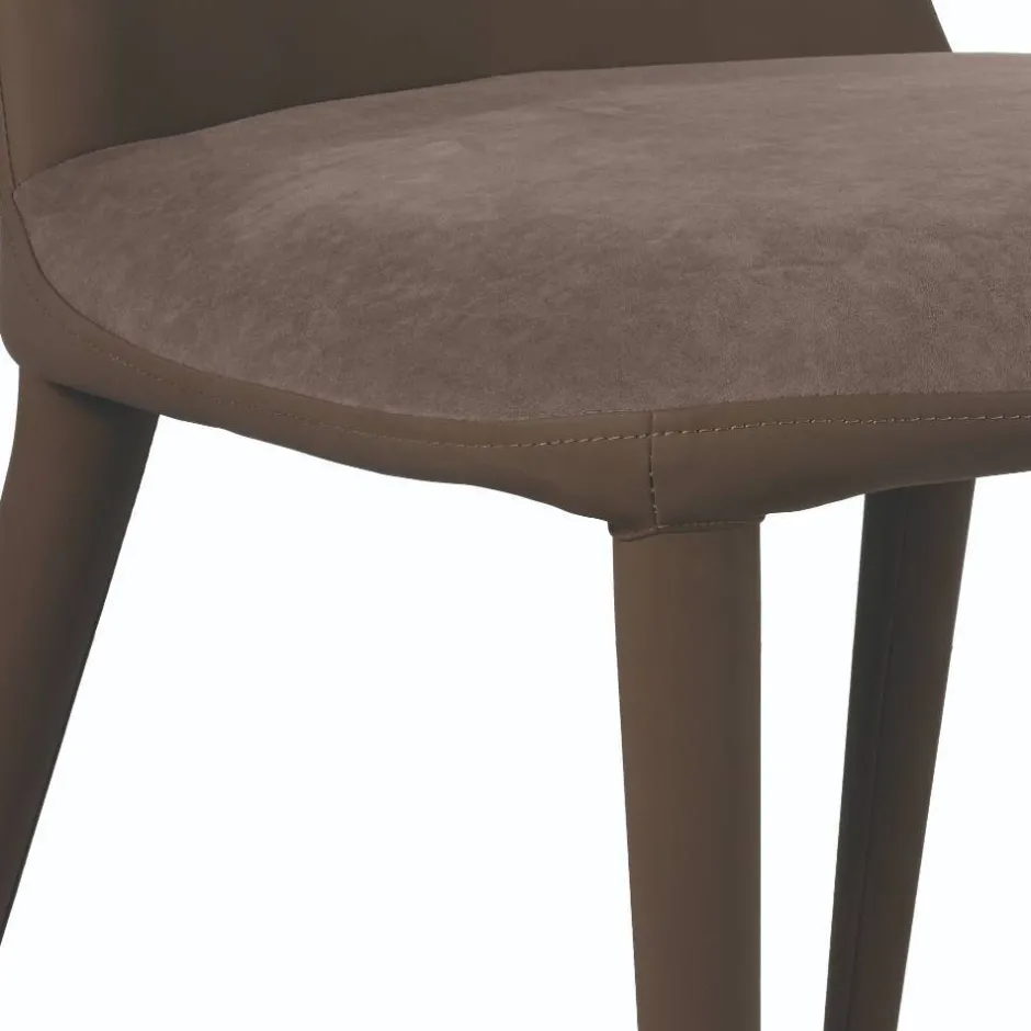 Esszimmerstühle im Materialmix - Venica (2er Set)^Wohnen Discount