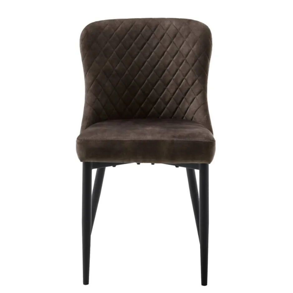 Wohnen Esszimmerstühle in Anthrazit - Liva (4er Set)