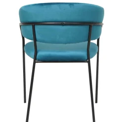 Wohnen Esszimmerstühle in Türkis & Schwarz - Vakuum