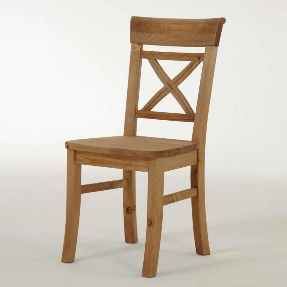 Wohnen Esszimmerstuhl Giurgia im Landhaus Design (2er Set)