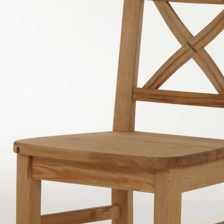 Wohnen Esszimmerstuhl Giurgia im Landhaus Design (2er Set)