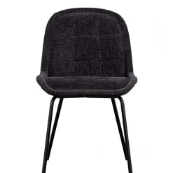 Esszimmerstuhl in Dunkelgrau Samt - Asne (2er Set)^Wohnen Sale