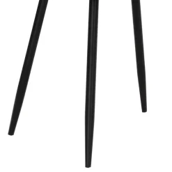 Wohnen Esszimmerstuhl in Hellgrau und Schwarz - Kolage (4er Set)