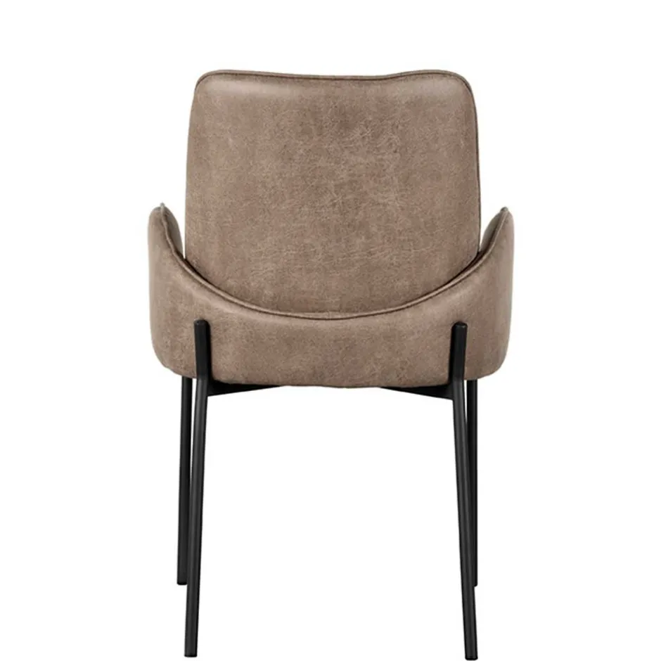 Esszimmerstuhl in Taupe Microfaser - Ordinia (2er Set)^Wohnen Clearance