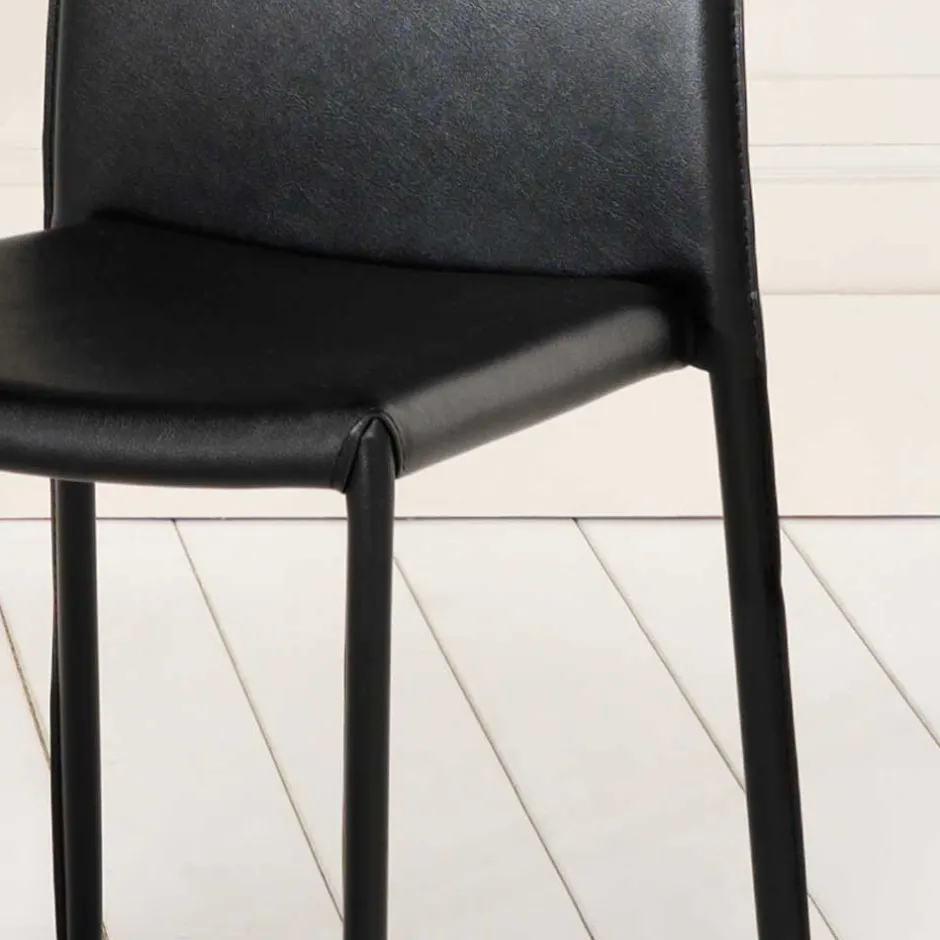 Esszimmerstuhl Luise in Schwarz (4er Set)^Wohnen