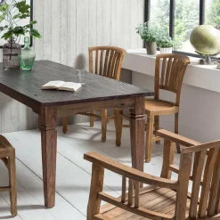 Esszimmerstuhl Mangato aus Teak massiv^Wohnen