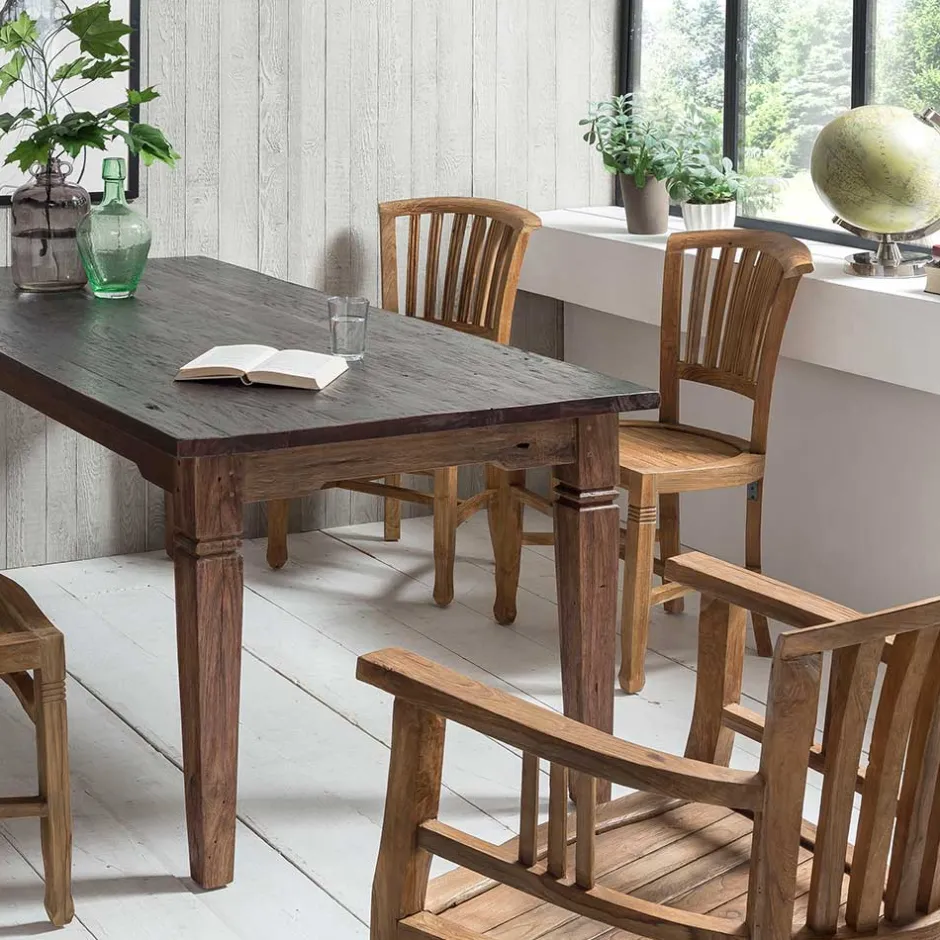 Esszimmerstuhl Mangato aus Teak massiv^Wohnen