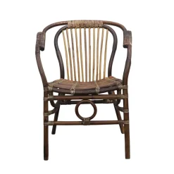 Wohnen Esszimmerstuhl Onesty aus Rattan