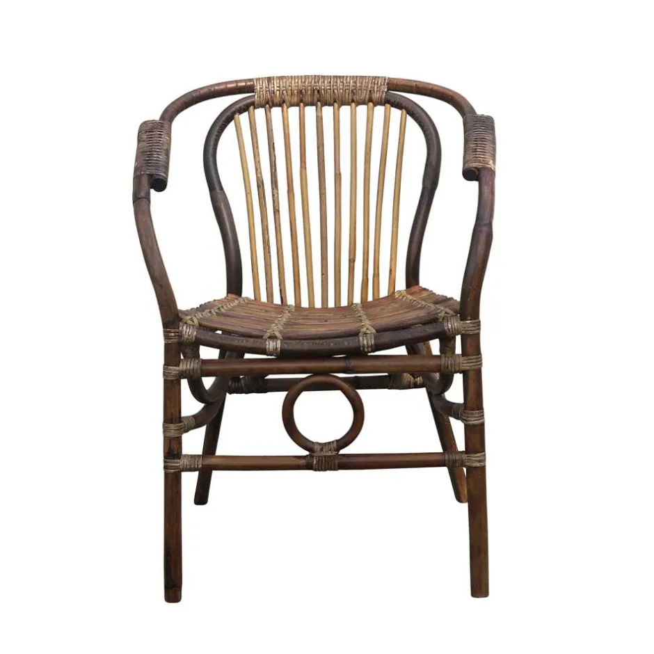 Wohnen Esszimmerstuhl Onesty aus Rattan