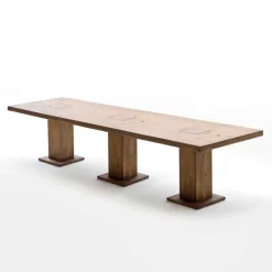 Wohnen Esszimmertisch Apula aus Eiche Massivholz