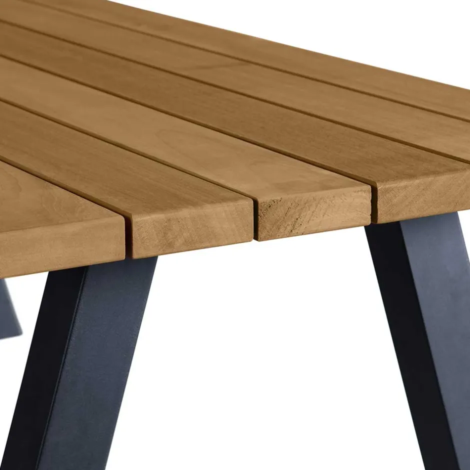 Esszimmertisch aus Abachi Holz - Charme^Wohnen