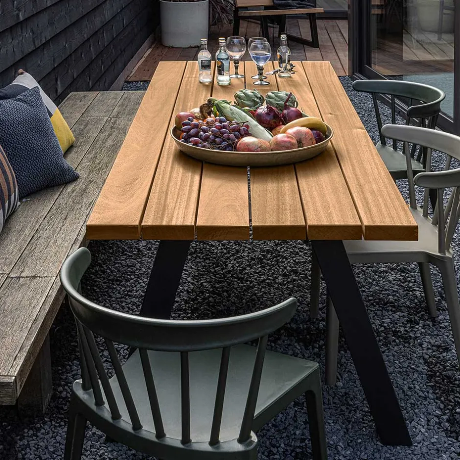 Esszimmertisch aus Abachi Holz - Charme^Wohnen