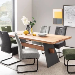 Esszimmertisch aus Massivholz Balkeneiche - Colomas^Wohnen Hot