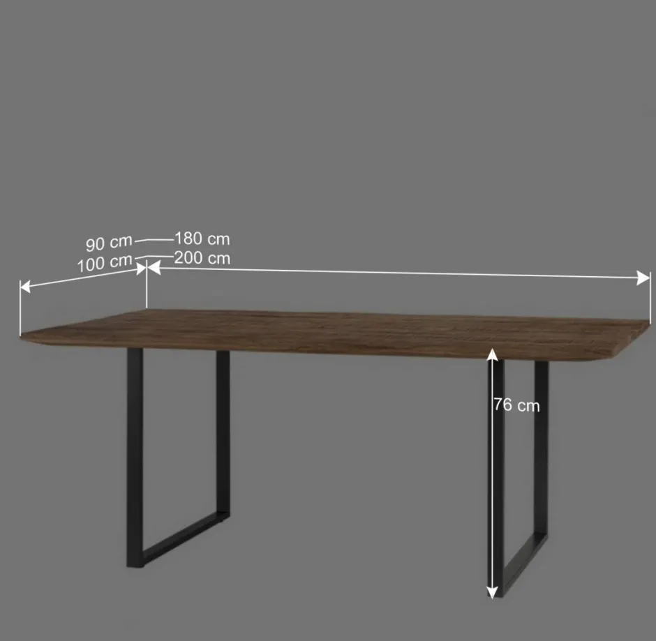 Esszimmertisch aus Recyclingholz Mango massiv - Acira^Wohnen Clearance