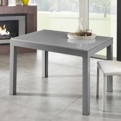 Esszimmertisch in Grau Florian ausziehbar von 120cm auf 350cm^Wohnen Best