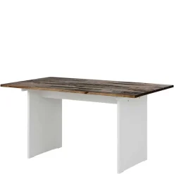 Esszimmertisch mit Kiefernholz Platte Dunkel - Katell^Wohnen New