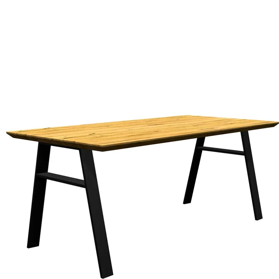 Wohnen Esszimmertisch mit Schweizer Kante Eiche massiv - Jessen