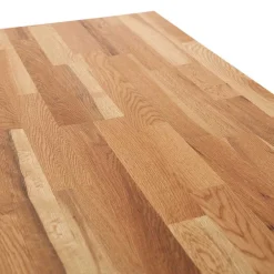 Wohnen Esszimmertisch mit Zerreiche Platte - Munteo