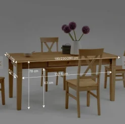 Esszimmertisch Piatra mit Schubladen^Wohnen Best