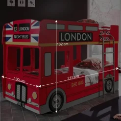 Etagenbett Liner in Rot^Wohnen Online