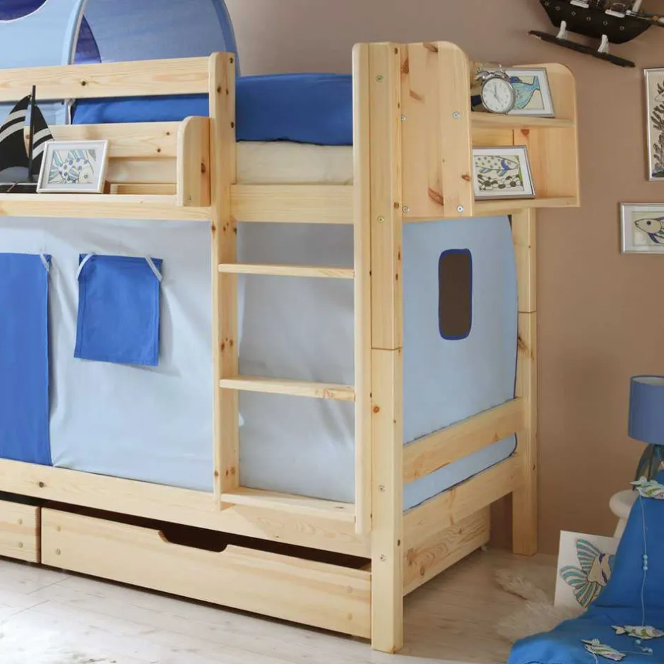 Kinder Wohnen Etagenbett Lou mit Schubladen