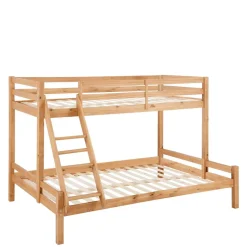 Kinder Wohnen Etagenbett mit breitem Bett unten aus Kiefer - Inverness