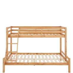 Kinder Wohnen Etagenbett mit breitem Bett unten aus Kiefer - Inverness