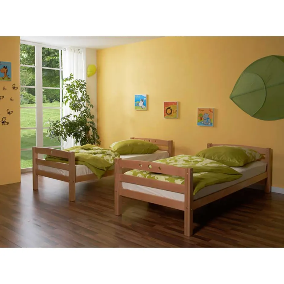 Kinder Wohnen Etagenbett Paddy in Buche Massivholz