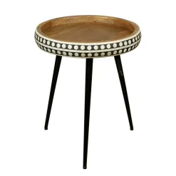 Wohnen Ethno Style Beistelltisch aus Massivholz Mango - Piton