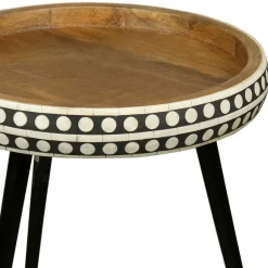 Wohnen Ethno Style Beistelltisch aus Massivholz Mango - Piton